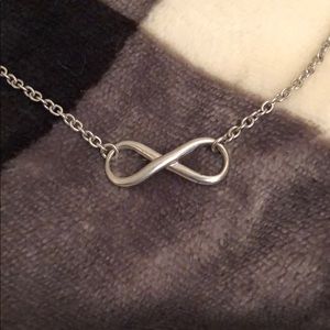 AUTHENTIC SILVER INFINITY NECKLACE